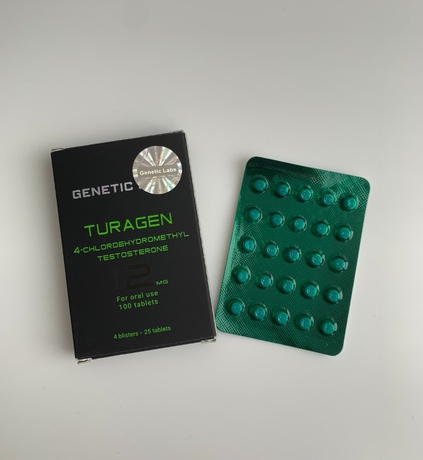 Фото 2 - Туринабол Генетик (Turagen Genetic) 100табл 12мг