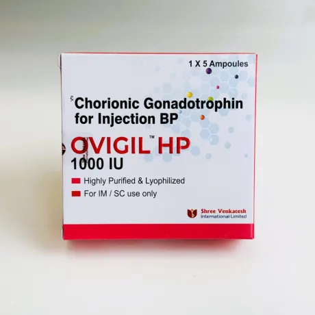 Фото 3 - Гонадотропин хорионический Овигил (Gonadotropin Ovigil) 5 ампул по 1000МЕ