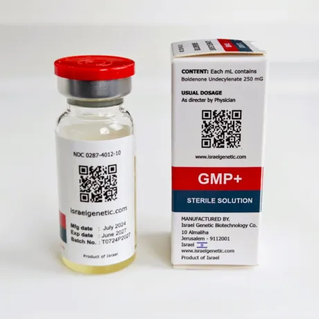 Фото 4 - Болденон Генетик Израиль (Boldenone Undecylenate Genetic Israel) 250мг 10мл